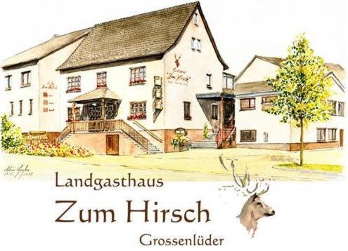 Hotel- Restaurant Zum Hirsch Grossenlueder Ngoại thất bức ảnh